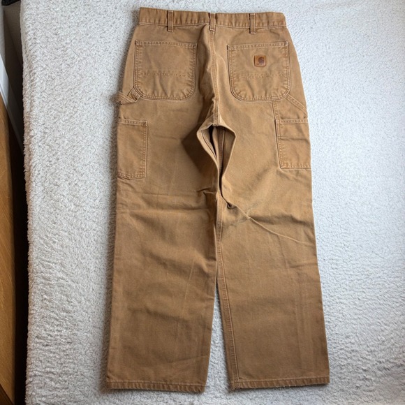 Carhartt Other - Carhartt B11-BRN Loose Original Fit Carpenter Pants Brown Canvas 34x30 (32x29)